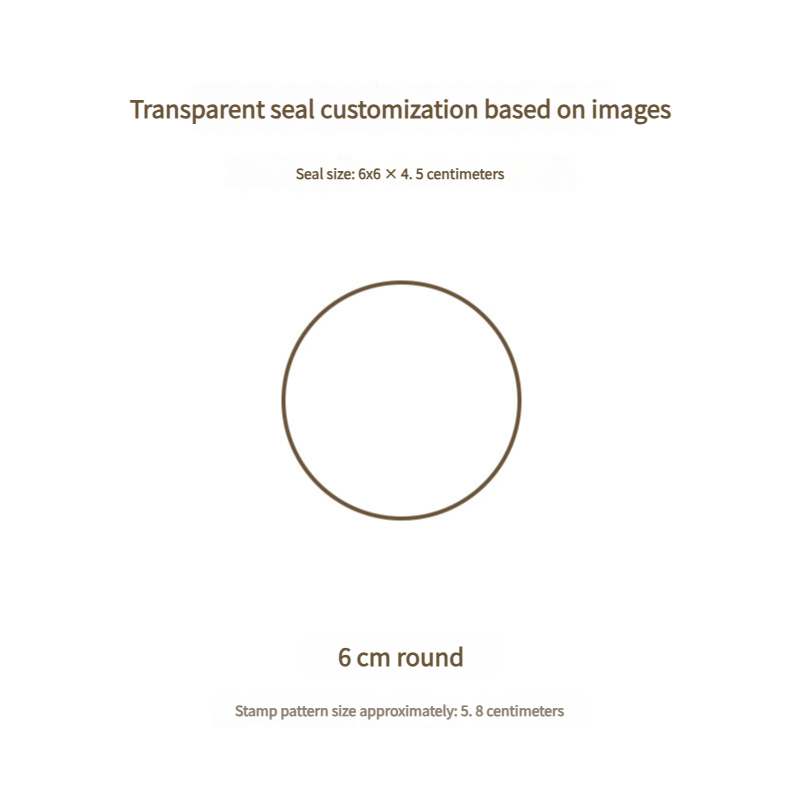 Custom Engraved Transparent Acrylic Rubber Stamp