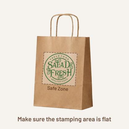 Extra LARGE Custom Wooden Rubber Stamp – Bold Branding
