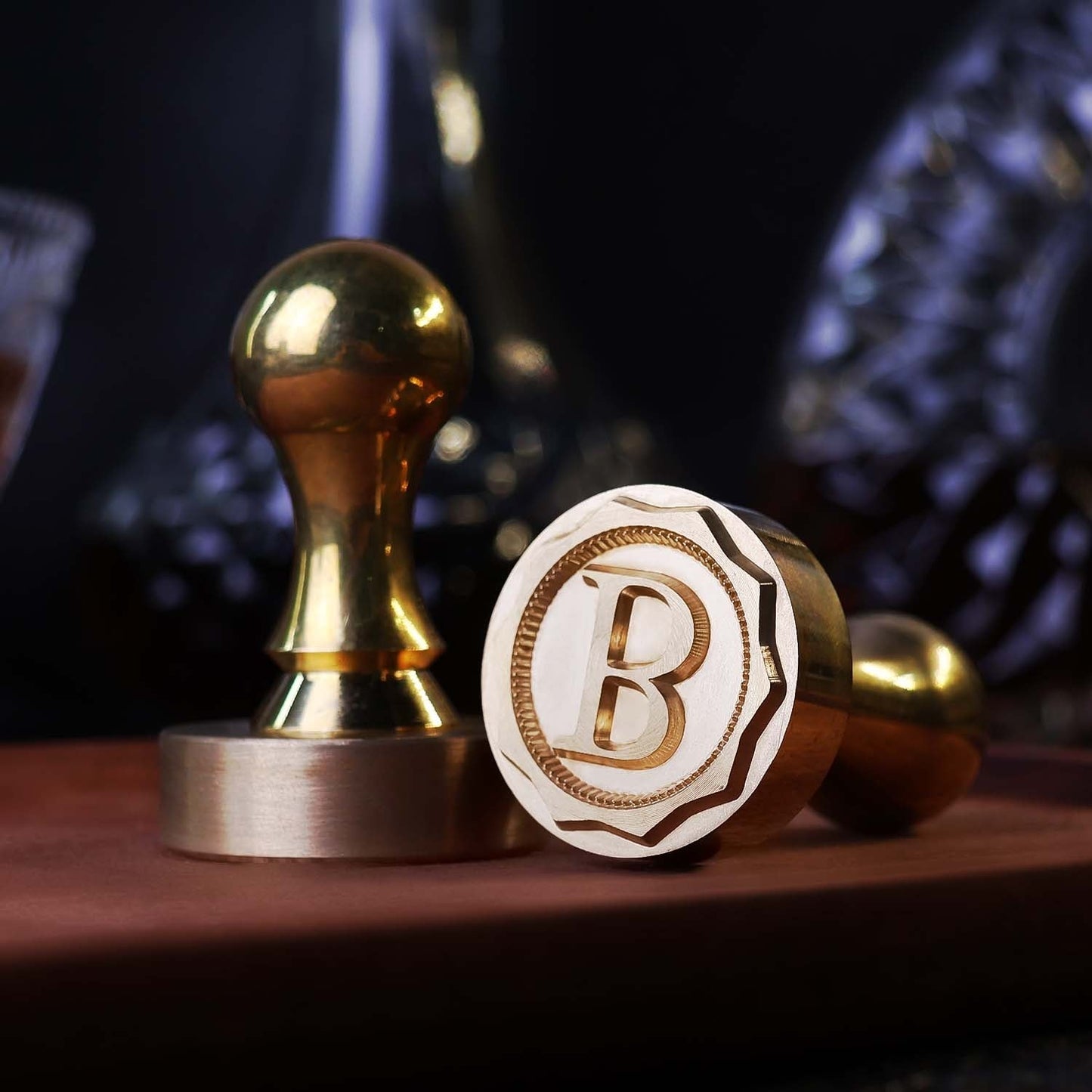 Custom Brass Ice Stamp with Your Logo / Artwork – Personalized Barware