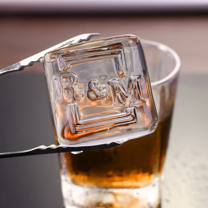Custom Brass Ice Stamp with Your Logo / Artwork – Personalized Barware
