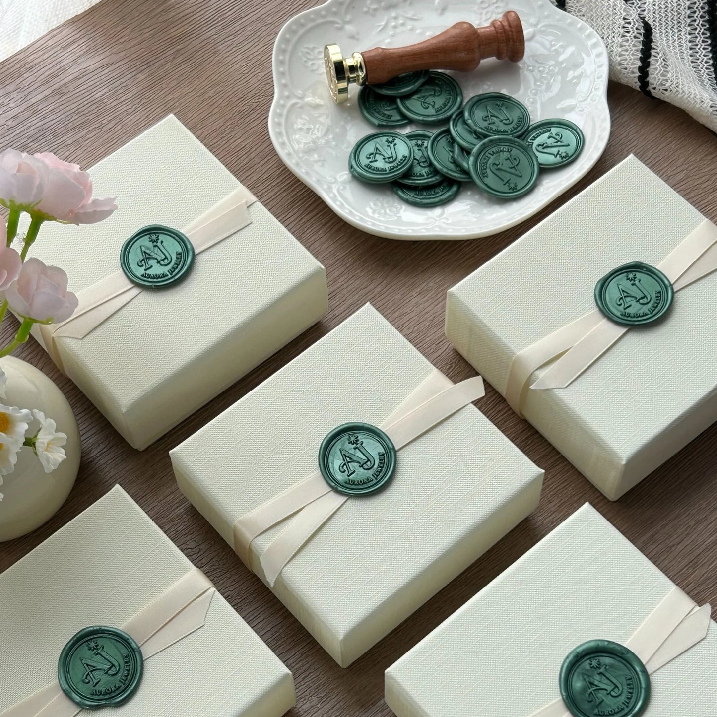 Custom Wax Seal Stamp with Your Logo or Artwork