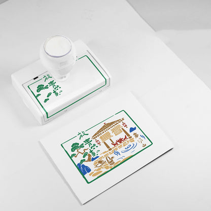 Customizable Photopolymer Logo Stamp for Coffee Cups & Bubble Tea Shops