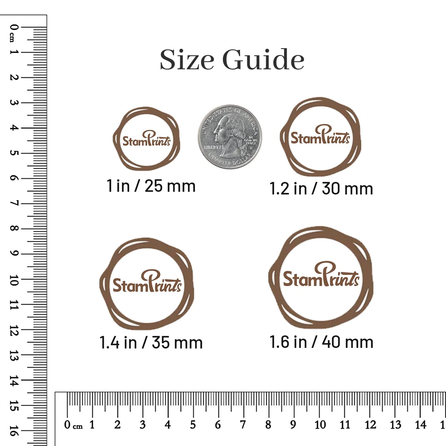 Custom Wax Seal Stamp with Your Logo or Artwork