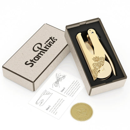 Custom Embosser with Your Logo / Artwork – Official Certification Seal