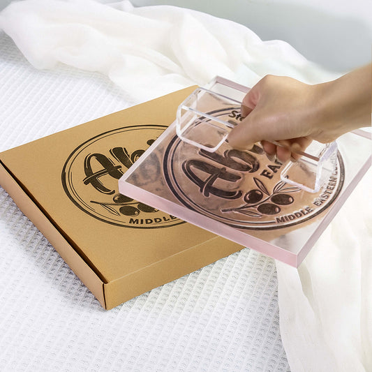 Extra LARGE Custom Acrylic Rubber Stamp with Your Artwork – Precise & Durable