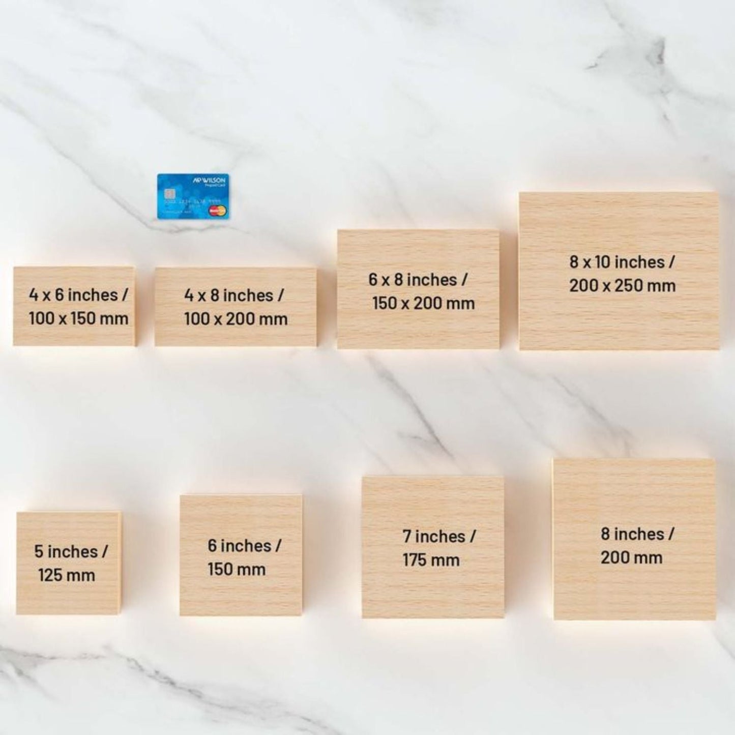 Extra LARGE Custom Wooden Rubber Stamp – Bold Branding