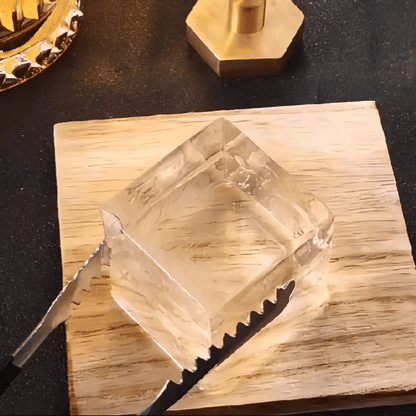 Custom Brass Ice Stamp with Your Logo / Artwork – Personalized Barware