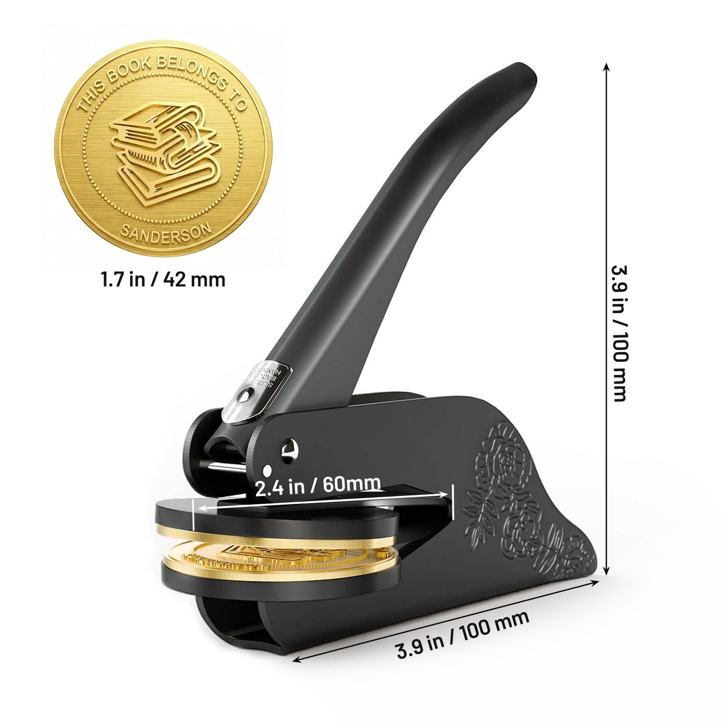 Custom Embosser with Your Logo / Artwork – Official Certification Seal