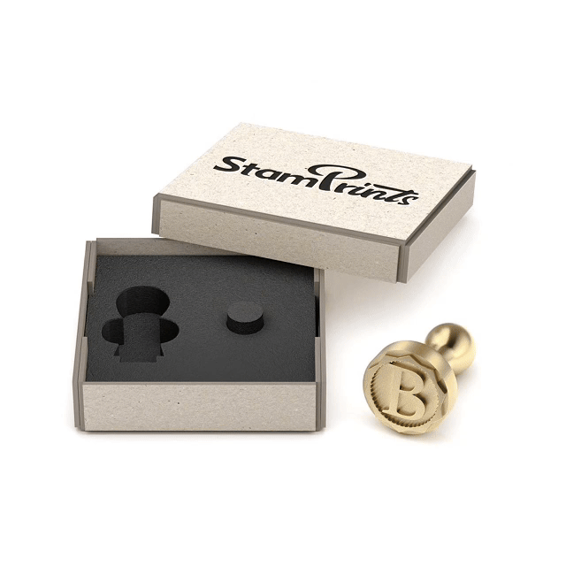 Custom Brass Ice Stamp with Your Logo / Artwork – Personalized Barware