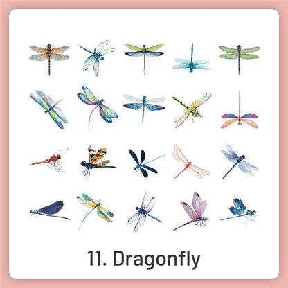 Natural History Museum Insect and Plant Vinyl Stickers