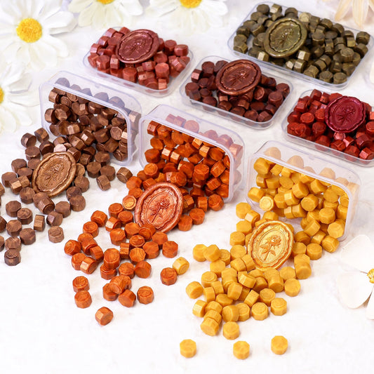 Octagon Sealing Wax Beads (106 Colors)